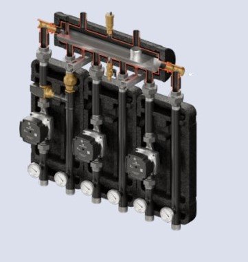 Kompania 3d+ 7003 (ske 2dc+ 55kw, 2xuni, vta322) Elterm 857003